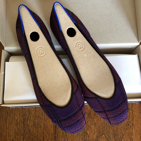 Rothy's Shoes - Rothy’s Squares - Cranberry Plaid